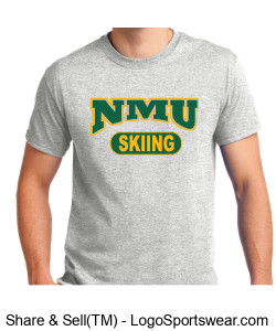 NMU SKIING T-Shirt Design Zoom